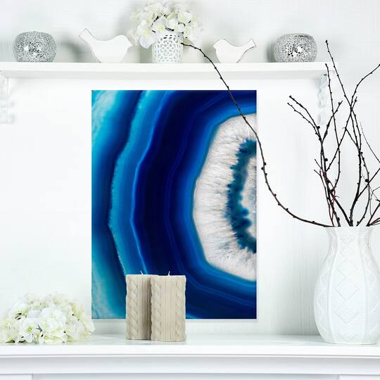 Designart - Blue Agate Crystal